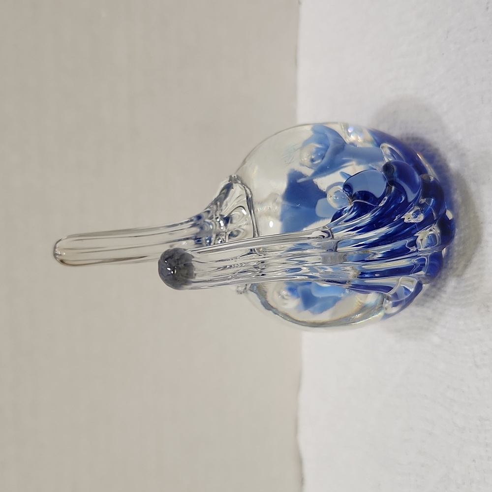 Glass ring holder paperweight St. Clair - Picture 4 of 7